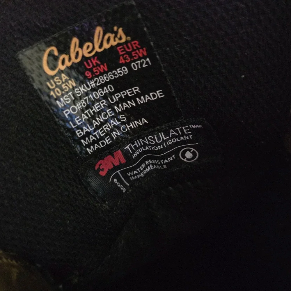 Cabelas cabelas insulated